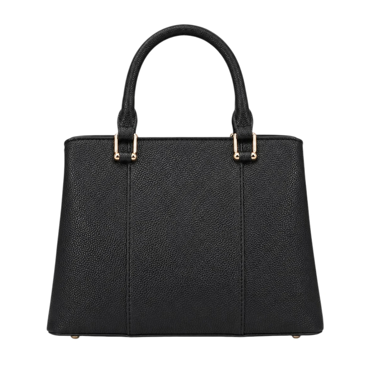 Zanti Black Leather Handbag For Work And Travel